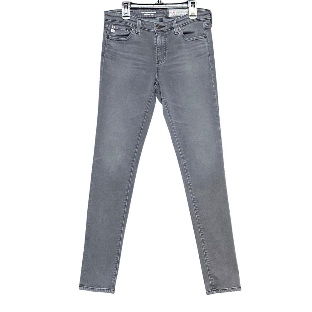 AG Adriano Goldschmied The Legging Ankle Super Skinny Grey Jeans Size 27R